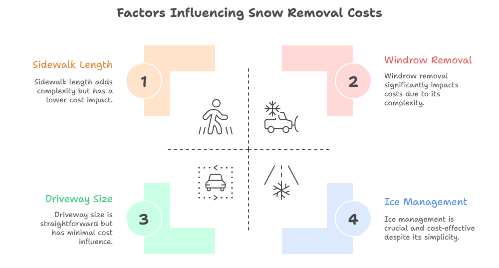 factors affecting snow removal service quotes